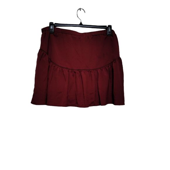 Banana Republic Burgundy Skirt L - Picture 2 of 5